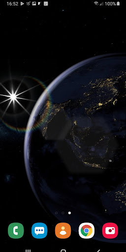Earth Planet 3D Live Wallpaper Screen 3