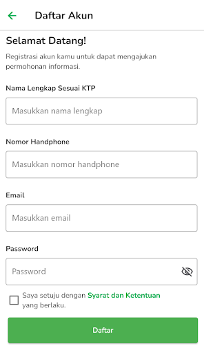 Android application PPID PT. Pegadaian screenshort