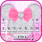 Pink Minny Bow Keyboard Theme