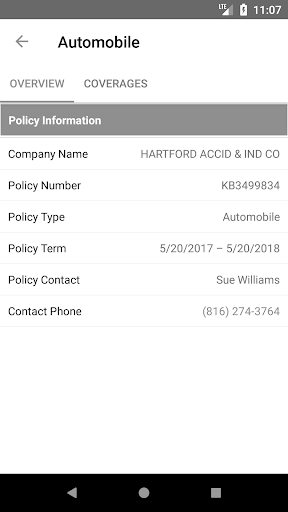 Clear Insurance Services Screen 2