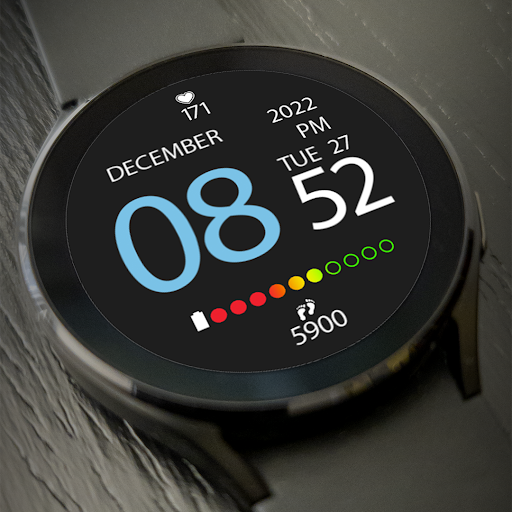 Digital Watch Face Key 009 Screen 2