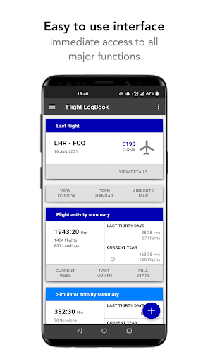 Screenshot of Flight Logbook Lite