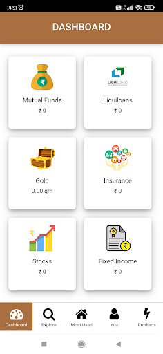 Android application MONEY ACT screenshort