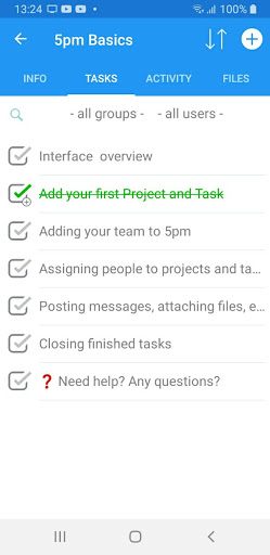 5pm — Project Management on Ti Screen 3