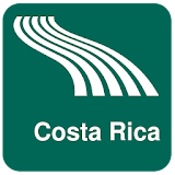 Costa Rica Map offline icon