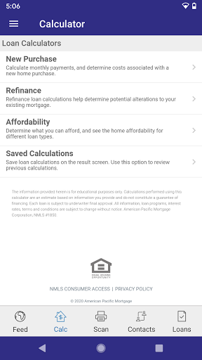 Coast2Coast Lending Screen 2