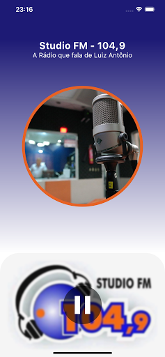 Android application Studio FM - Luiz Antônio screenshort