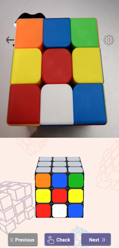 Rubiks Cube Solver Master Screen 2