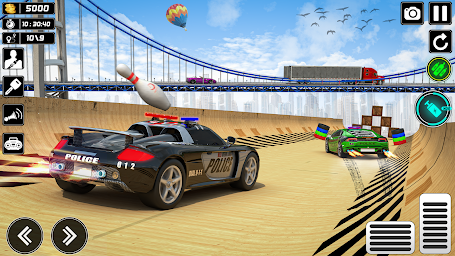 US Police Car Stunt Games 2023