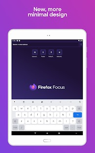 Firefox Focus tarayıcısı Screenshot