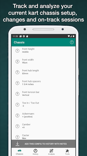 Kart Chassis Setup PRO