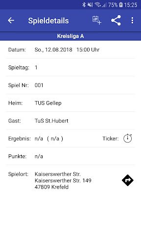 TuS St. Hubert Fußball Screen 3