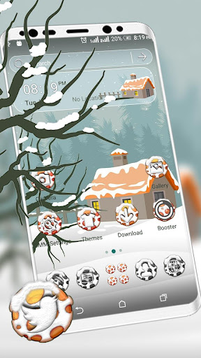 Android application Winter House Launcher Theme screenshort