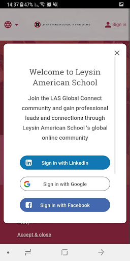 LAS Global Connect Screen 2