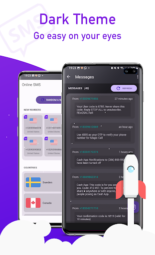 Receive SMS online - OnlineSMS Screen 3