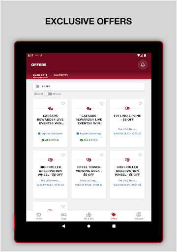 Caesars Rewards Resort Offers