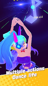 Captura de Pantalla 11 Beat Dancing EDM:music game android