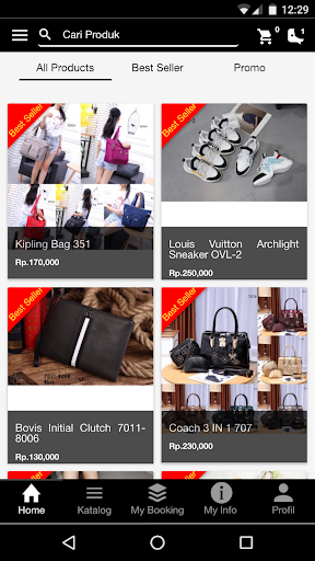 Android application AC Online screenshort
