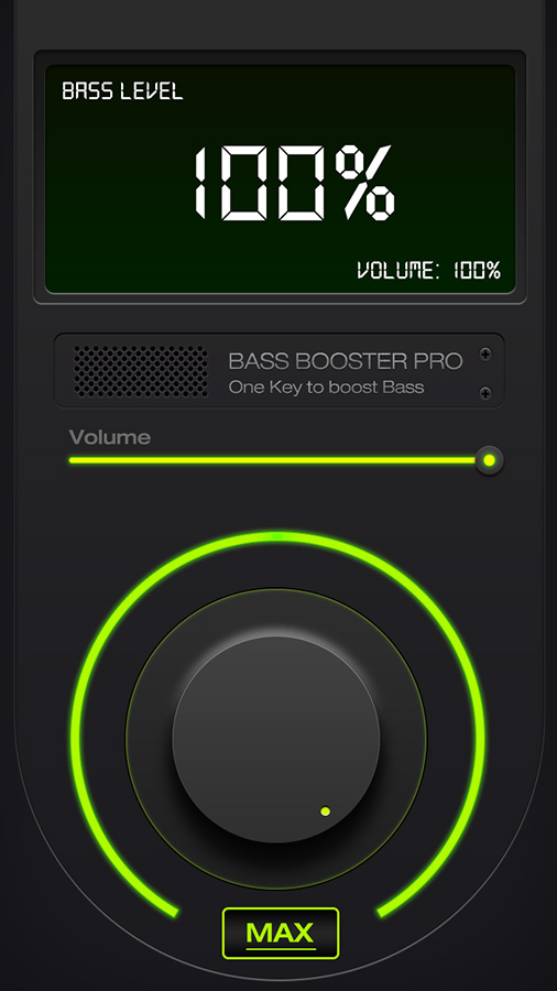 Android application Bass Booster screenshort