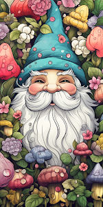 Gnome Coloring Adults Unknown