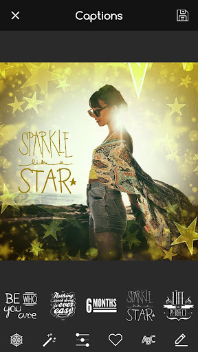 Overlay Glitter Sparkle Effect