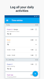 Clockify - Time Tracker & Timesheet 1.8.1 APK screenshots 1
