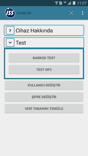 ISS Mobil Hizmet Screen 2