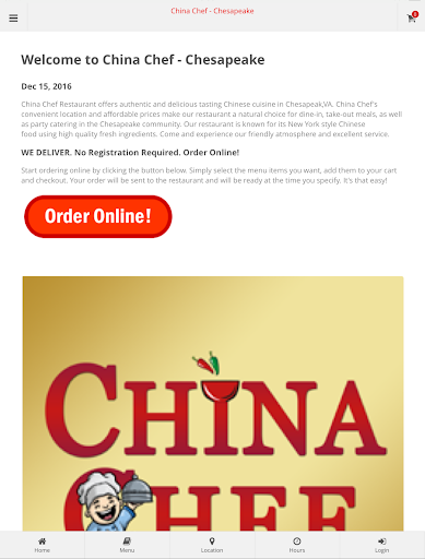 China Chef - Chesapeake Screenshot 4 - AppWisp.com
