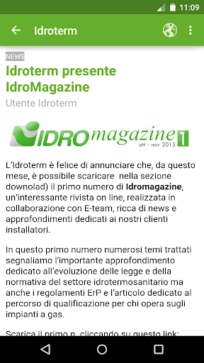 Idroterm Screen 2