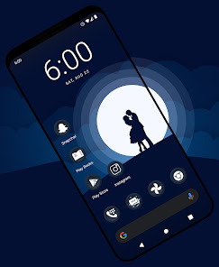 Captura 2 tema de la luna android