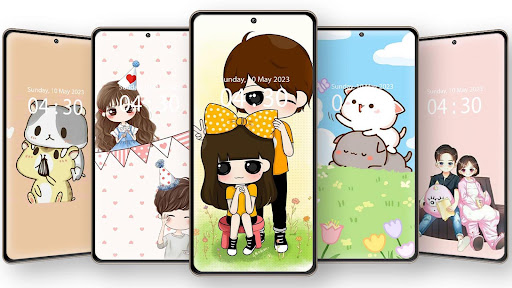 Couple Wallpaper Cartoon