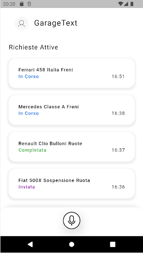 GarageText Screen 2