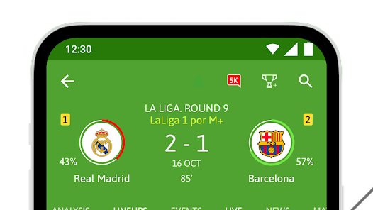 BeSoccer MOD APK v5.3.8 (Subscribed + Ad-free) Download Gallery 3