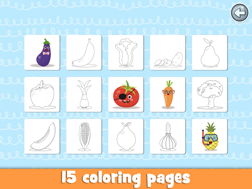 Learn fruits and vegetables - games for kids screenshots 15