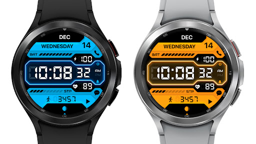 AZ247 Neon Watch Face