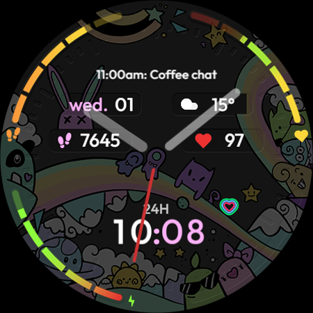 TVV Analog Art Watch Face screenshot 10