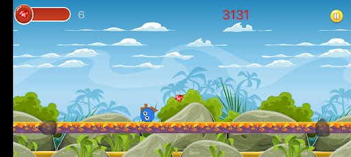 Blue Ball Jumping Screen 2
