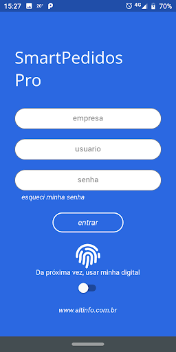 Android application Ada Força de Vendas screenshort
