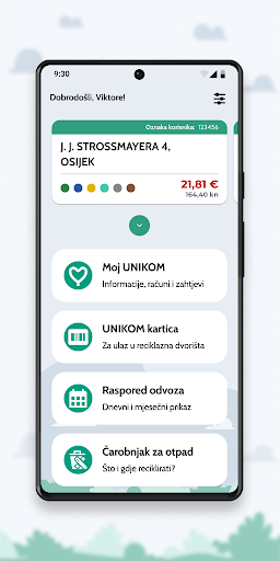 Moj Unikom Screen 2
