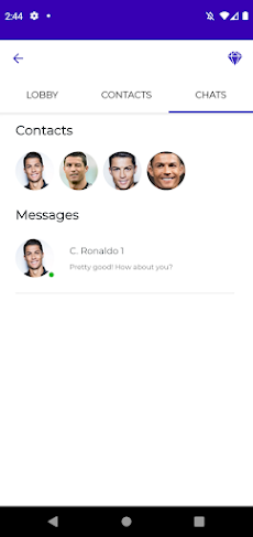 Ronaldo Fake Chat & Video Callのおすすめ画像2