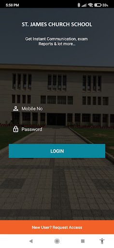 Android application St. James Church School screenshort