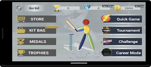 Android application Click Cricket screenshort