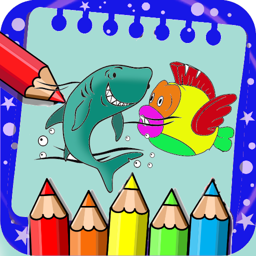 Coloring Fish and Shark Windows'ta İndir
