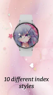 Anime Girl Watch Face Analog