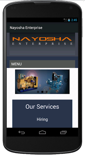 Nayosha Enterprise 1.0 Screen 2