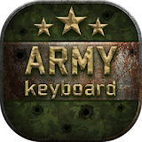 Army camouflage keyboard icon