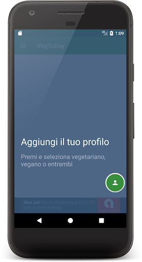 Android application VegToDay - Gustose ricette veg screenshort