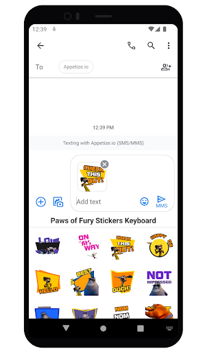 Official Paws of Fury Stickers Screen 3