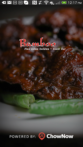 Android application Bamboo Fine Asian Cuisine screenshort