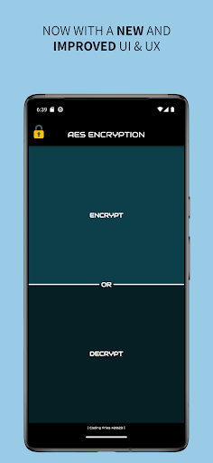 Android application AES Encryption (256-Bit) screenshort